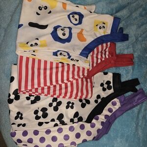 SHEIN Kids Bodysuit Set - Red, Blue, Purple, Black